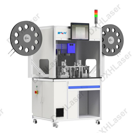 Material strip laser welding machine