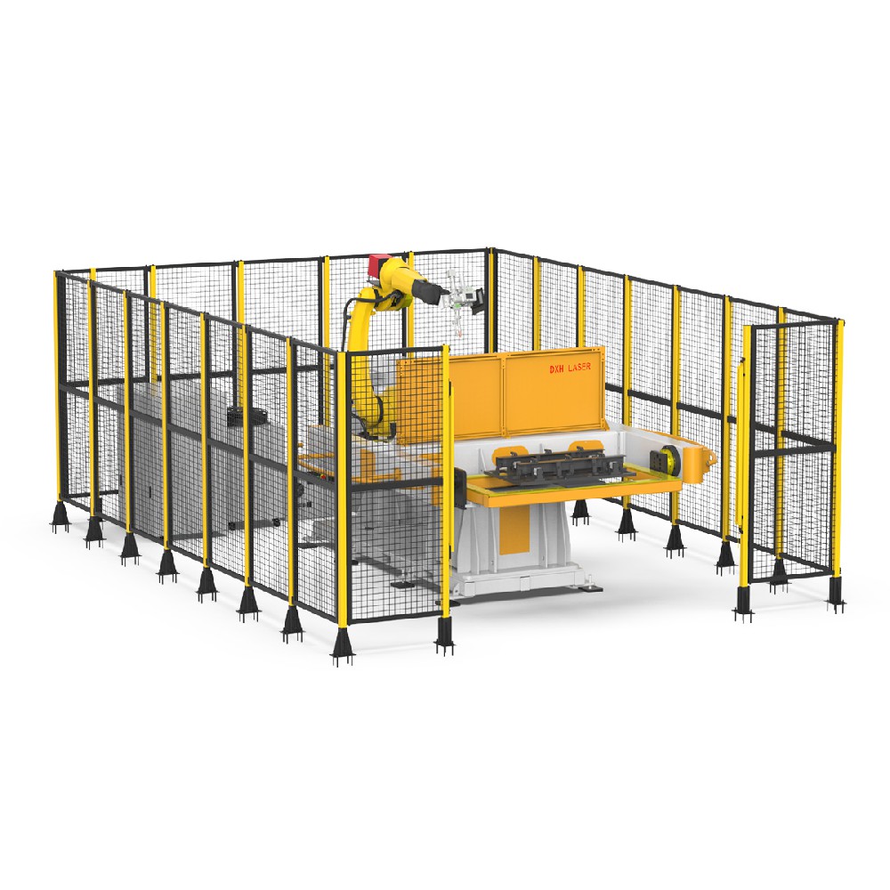 Robot welding workstation