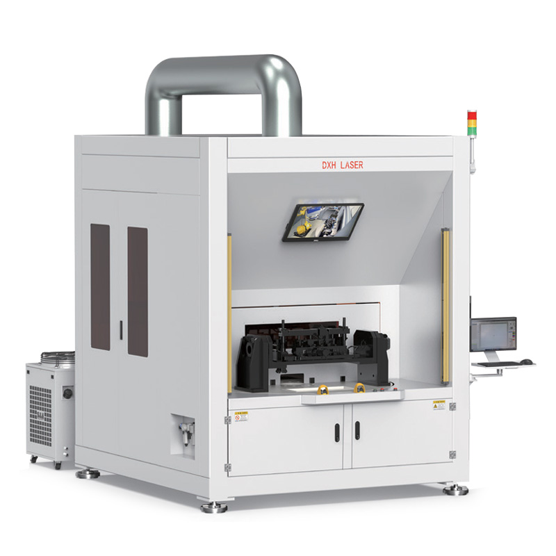 Rotary enclosed laser welding machine