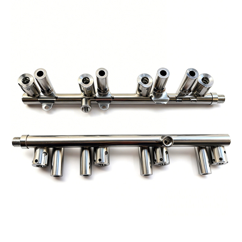 High-pressure fuel distribution pipe